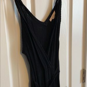 Black, knit dress